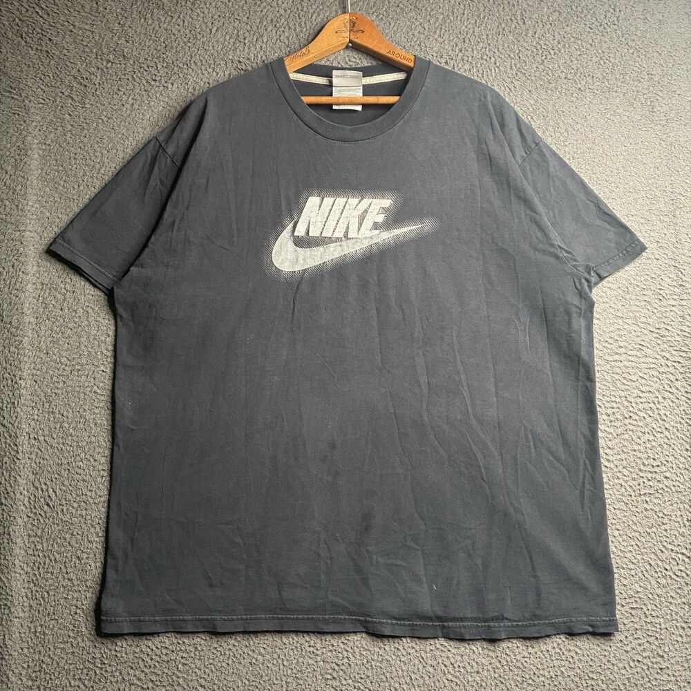 Vintage Y2K Nike Center Swoosh T-Shirt Men’s 2XL Faded Distressed Grunge Burnout